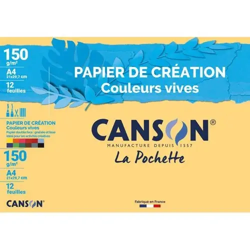 CANSON Bloc de 50 feuilles de papier dessin XL DESSIN 10 160g grand format A4