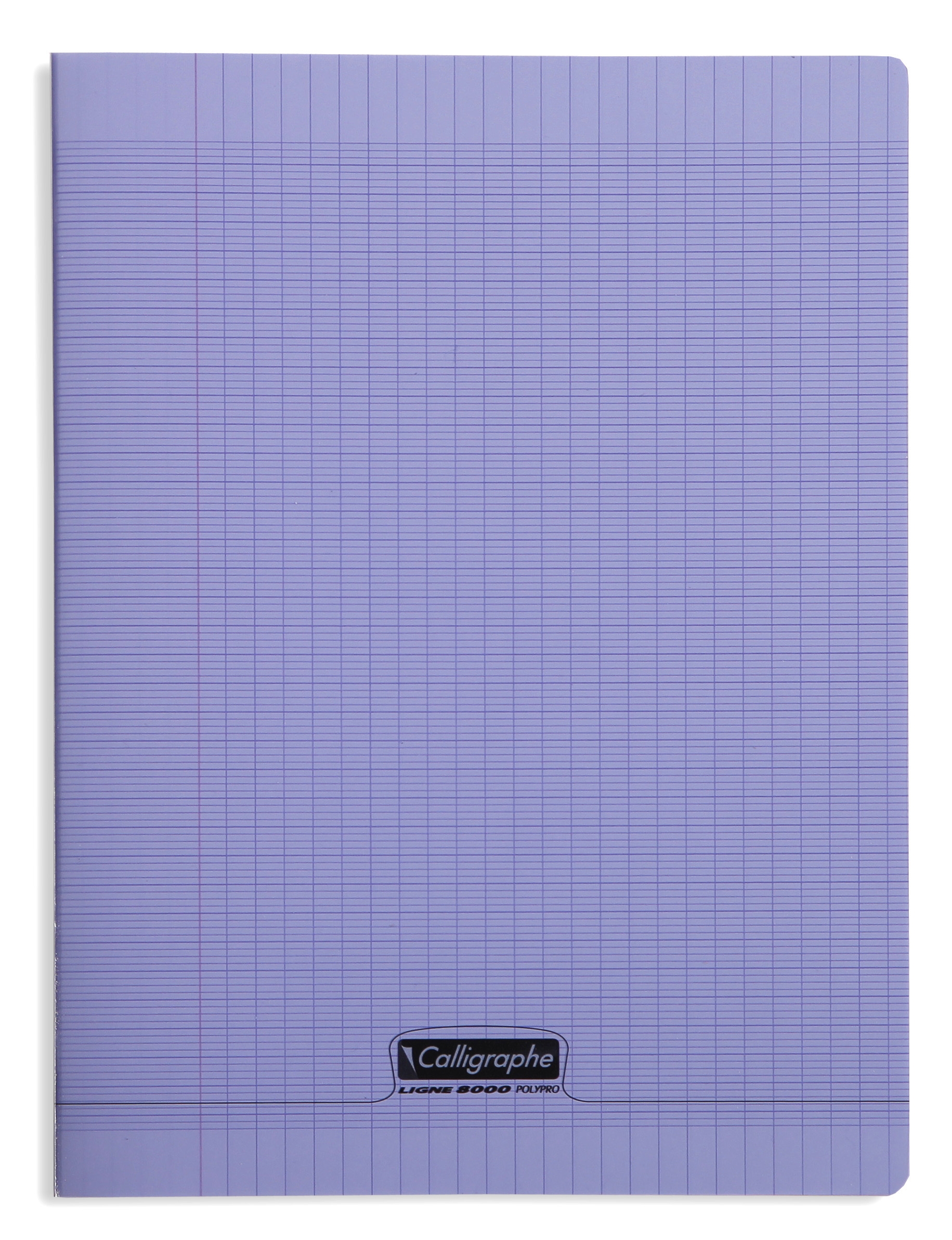 Cahier piqué 8000 POLYPRO 24x32 cm 96 pages grands carreaux 90 g