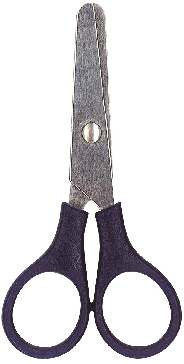 WONDAY Ciseaux écolier éco 10 cm, manche moulé bouts ronds 