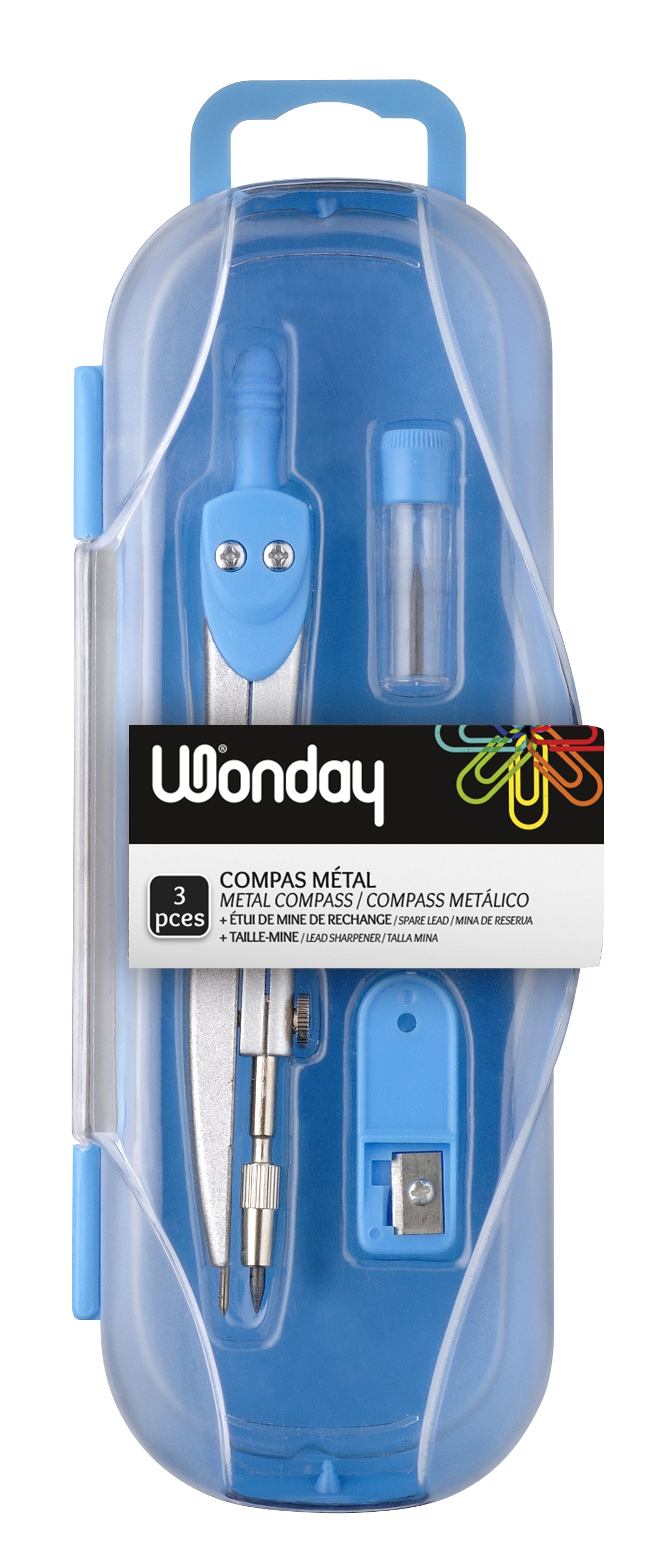 WONDAY Coffret compas 3 en 1 (lycée)
