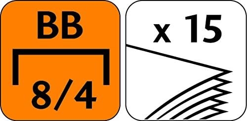 MAPED Agrafeuse BB 8/4 ESSENTIALS METAL  noir capacite 12 feuilles