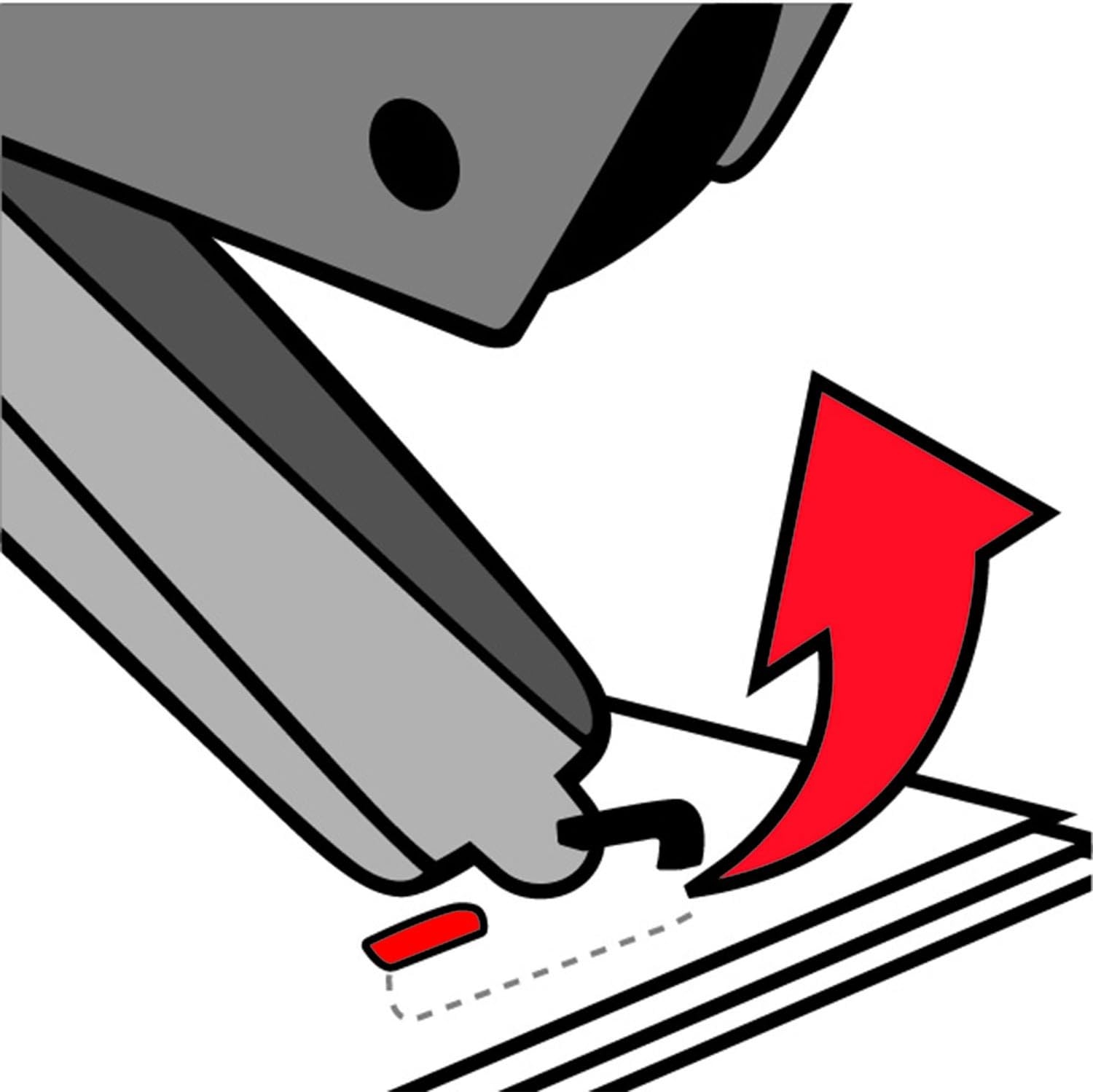 MAPED Agrafeuse BB 8/4 ESSENTIALS METAL  noir capacite 12 feuilles