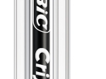 BIC Cristal Original Stylos-Bille Pointe Moyenne (1,00 mm) avec Capuchons et Embouts Assortis - Couleurs d’Encre Assorties, Lot de 5
