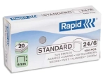 RAPID Agrafes N°24/6 galvanisées en Boîte de 1000