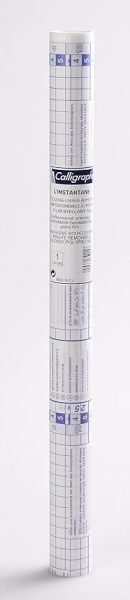 L'Instantane rouleau couvre-livres adhesif repositionnable polypropylene 5/100eme 5 m x 0,50 m  - Transparent