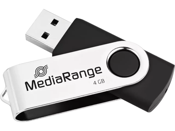 MEDIARANGE Clé USB 2.0 4GB capuchon pivotant